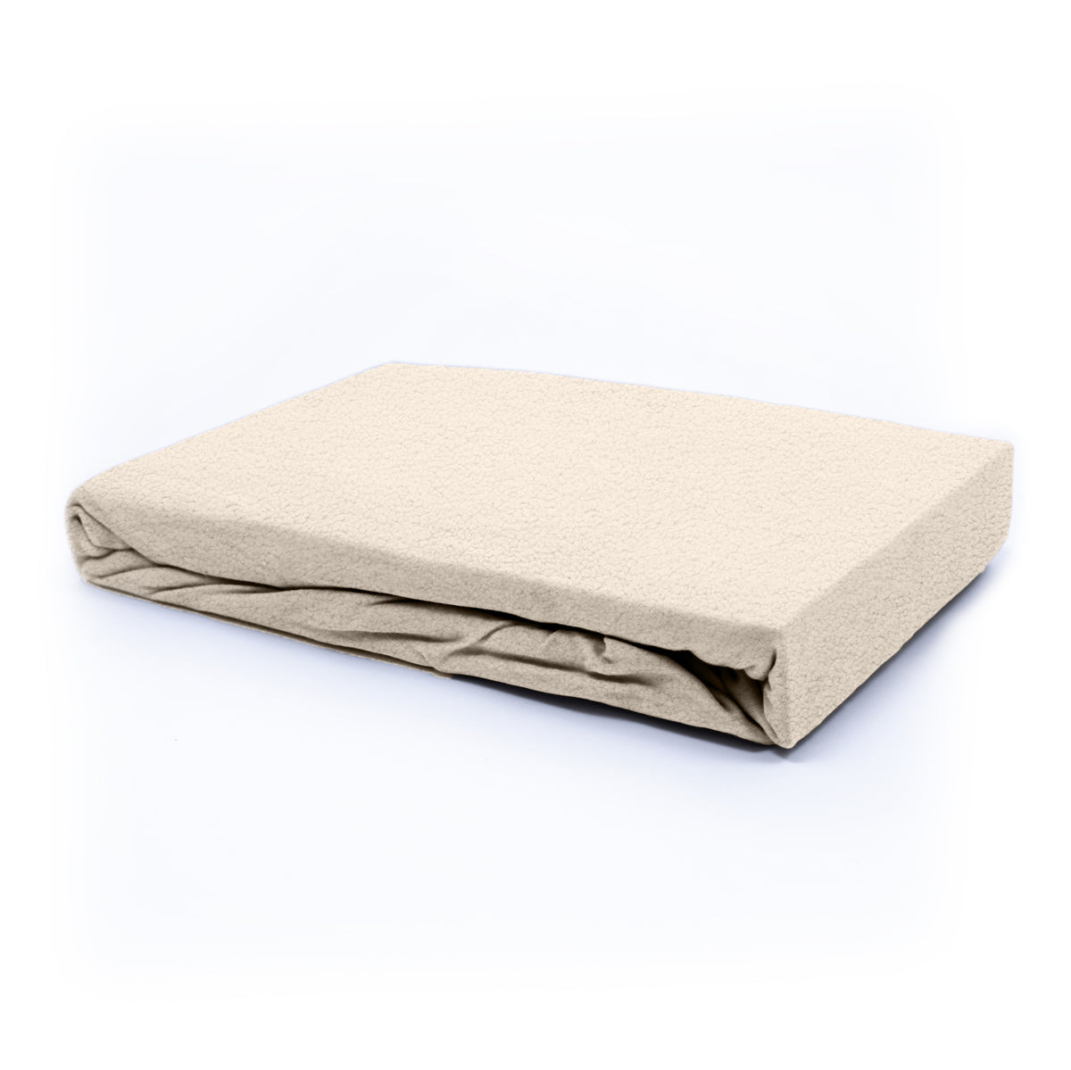 Teddy hoeslaken Creme 180 x 200 - Bedworld B.V.