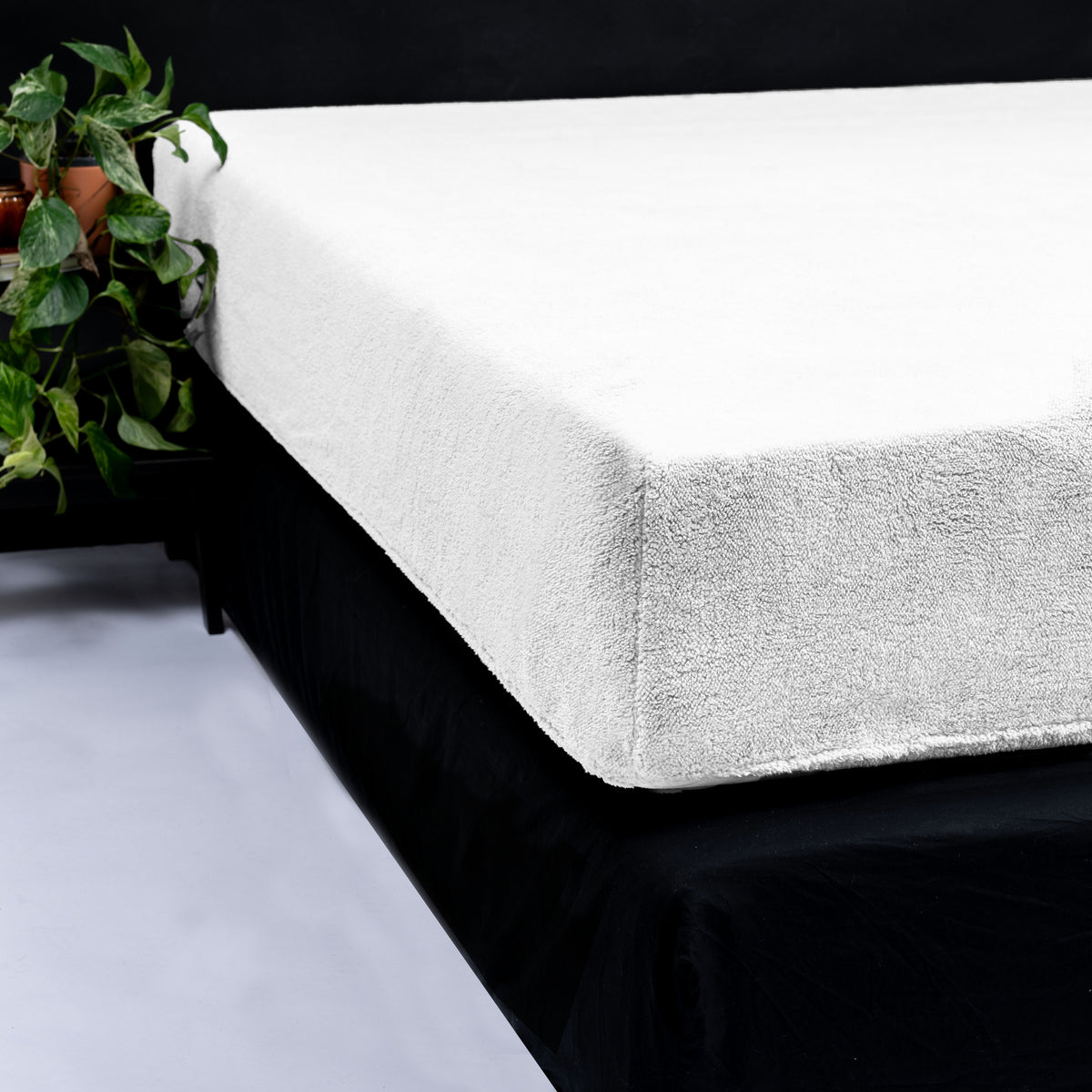 Teddy hoeslaken Wit 140 x 200 - Bedworld B.V.