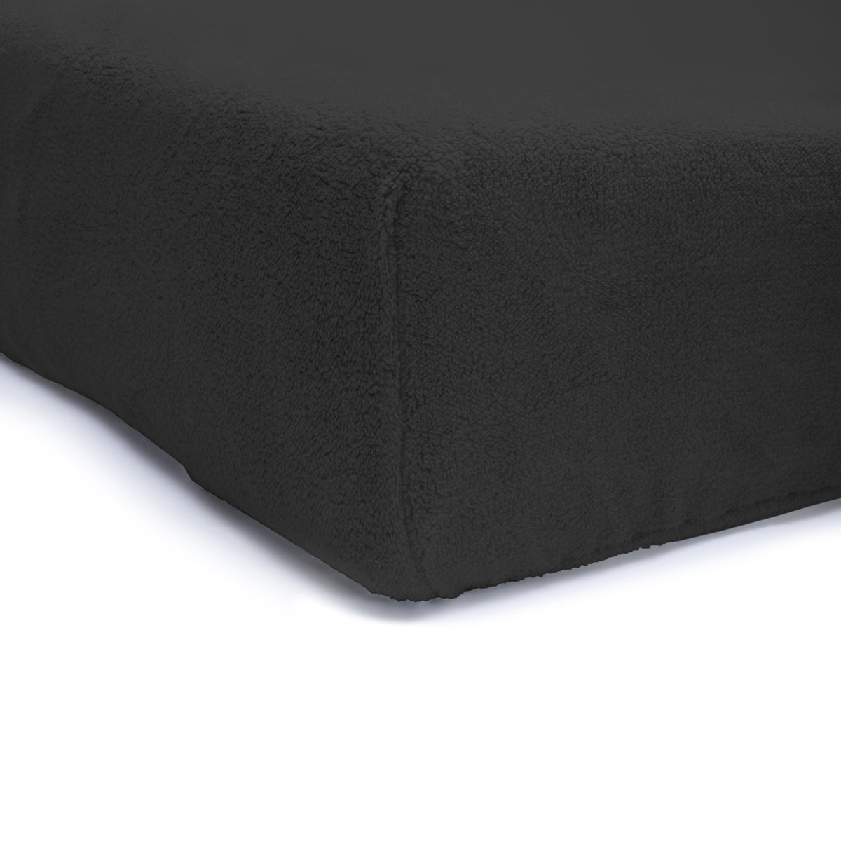 Teddy hoeslaken Antraciet - Bedworld B.V.