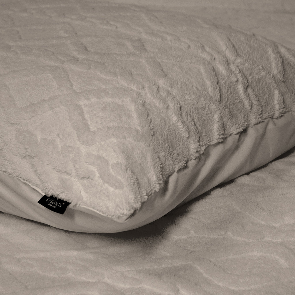 Dekbedovertrekset Jacquard Teddy Stone - Bedworld B.V.