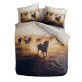 Dekbedovertrekset Terra Plains Horses - 100% Microvezel - Bedworld B.V.