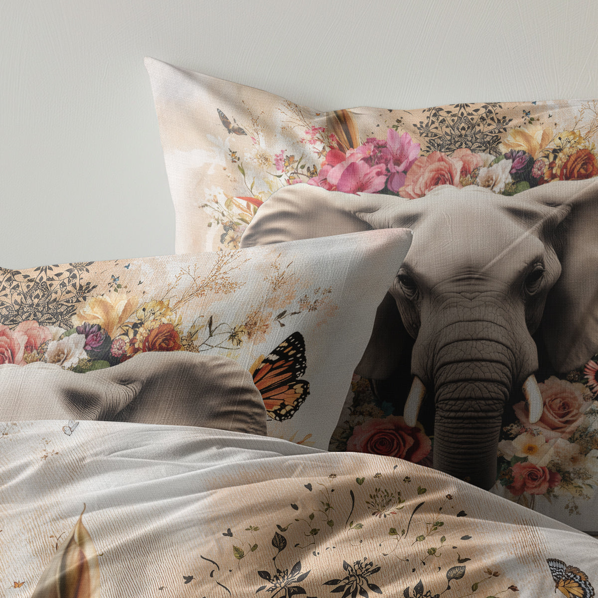 Dekbedovertrekset Tusks & Petals - 100% Microvezel - Bedworld B.V.