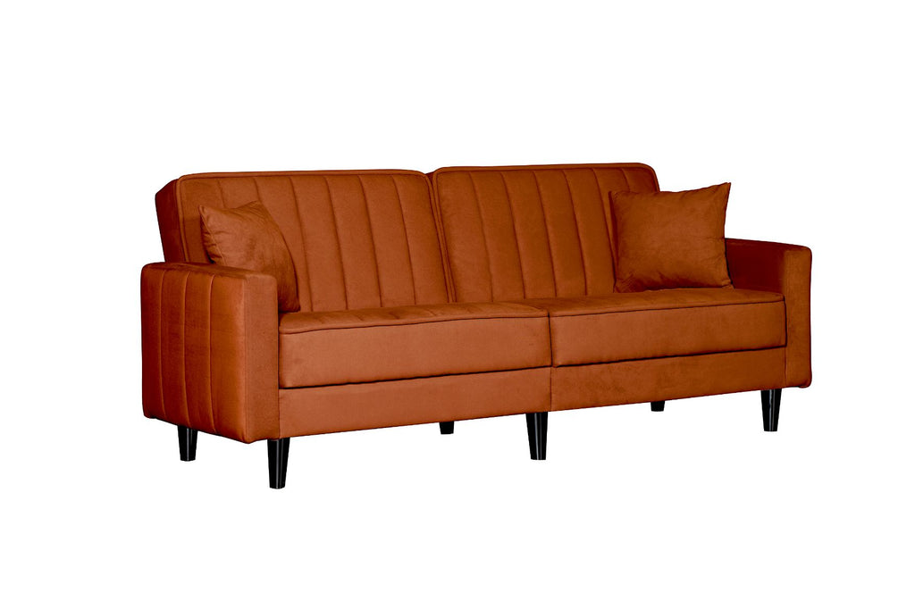 Sofabed Lisboa - Oranje - 214x85x90 cm - Bedworld B.V.