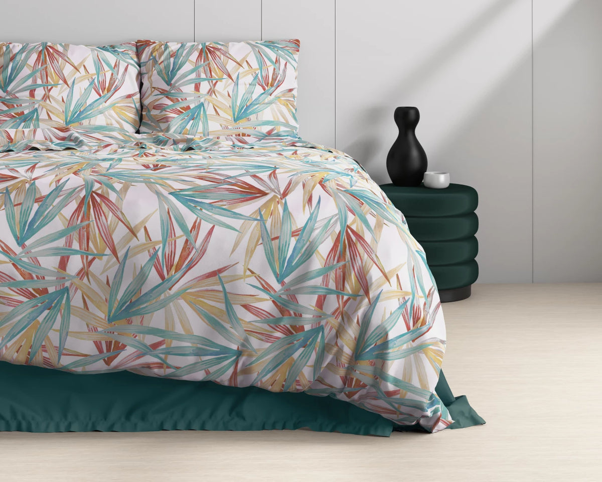Aster Multi Katoen Satijn Dekbedovertrek - Bedworld B.V.