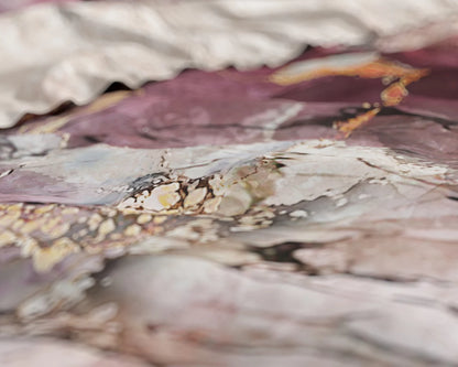 Breccia Roze Katoen Satijn Dekbedovertrek - Bedworld B.V.