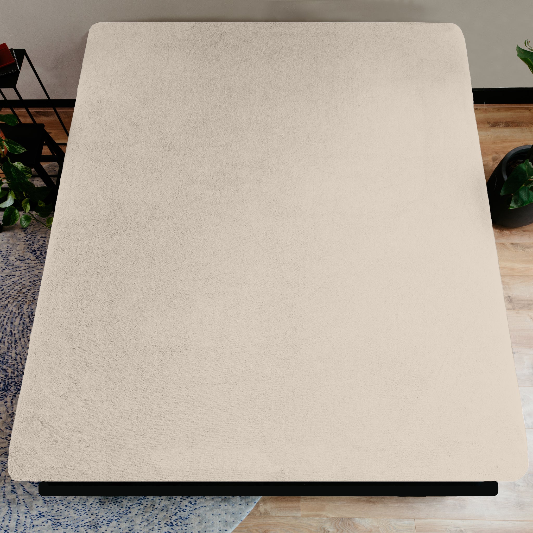 Teddy hoeslaken Creme 180 x 200 - Bedworld B.V.