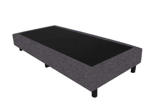Boxspring 80x190 Linnenlook Donker grijs - Bedworld B.V.