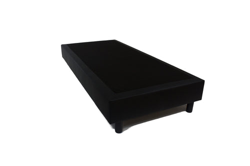 Boxspring 80x200 Skai zwart - Bedworld B.V.