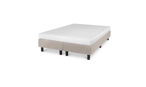 Boxspring Student Basic Beige - Comfort Foam Matras - Bedworld B.V.