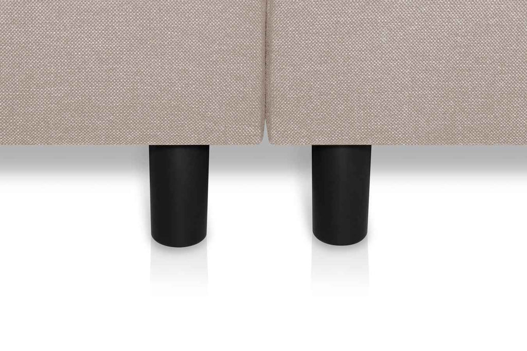 Boxspring Student Basic Beige - 180x210 cm - Pocket matras 7-zones - Bedworld B.V.