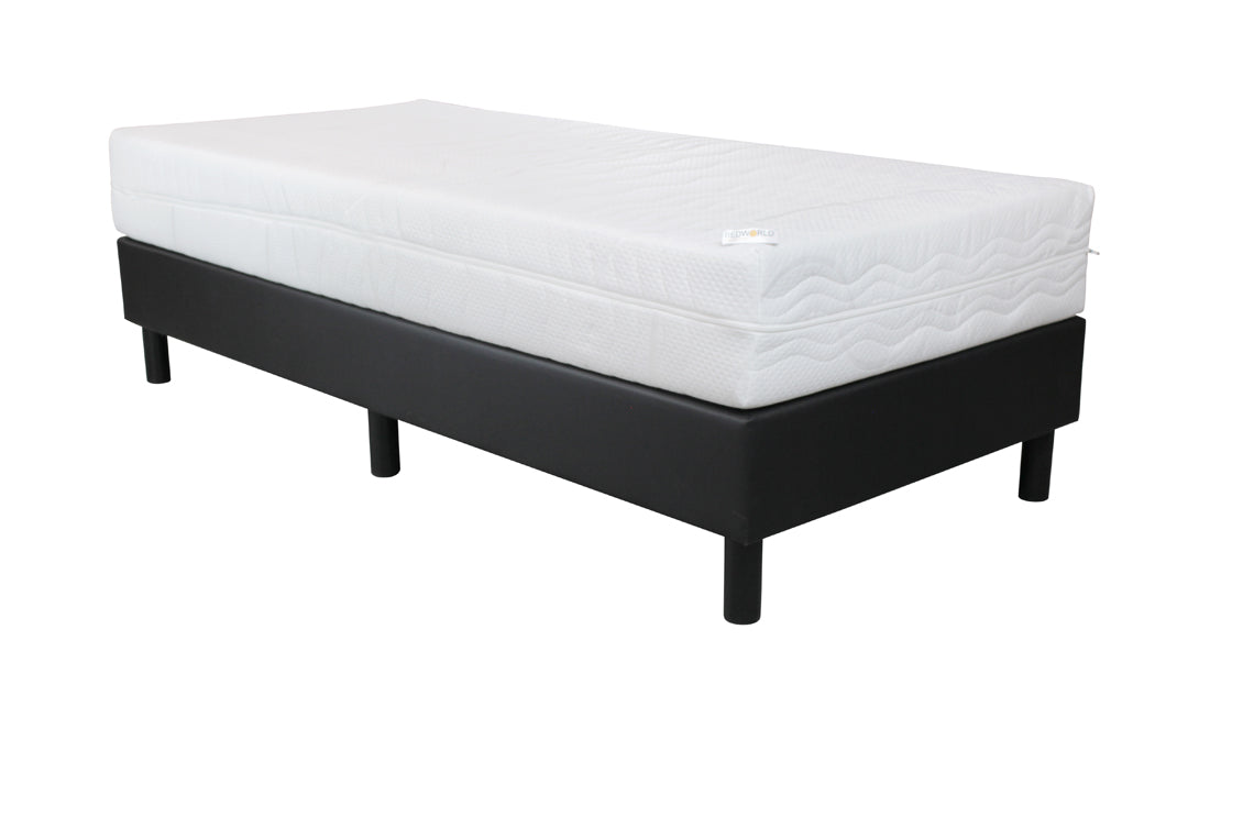 Eenpersoons Budget Boxspring XXL 90x200 cm - Bedworld B.V.