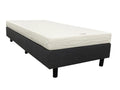 Boxspring antraciet 80x180 inclusief logeer matras hard ligcomfort - Bedworld B.V.