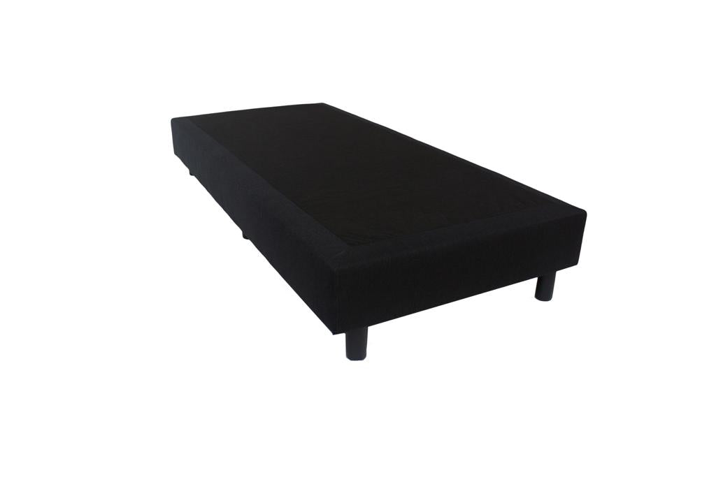 Losse Boxspring - Budget zwart zonder matras - 90 x 200 cm - Bedworld B.V.