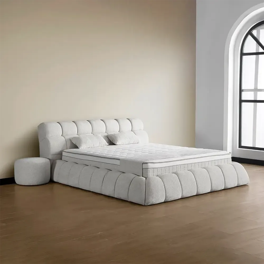 Opberg Boxspring Claudi Complete Set in Japandi stijl - Bedworld B.V.