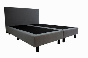 Budget Boxspring Grijs Pocketmatras HR45 - Bedworld B.V.