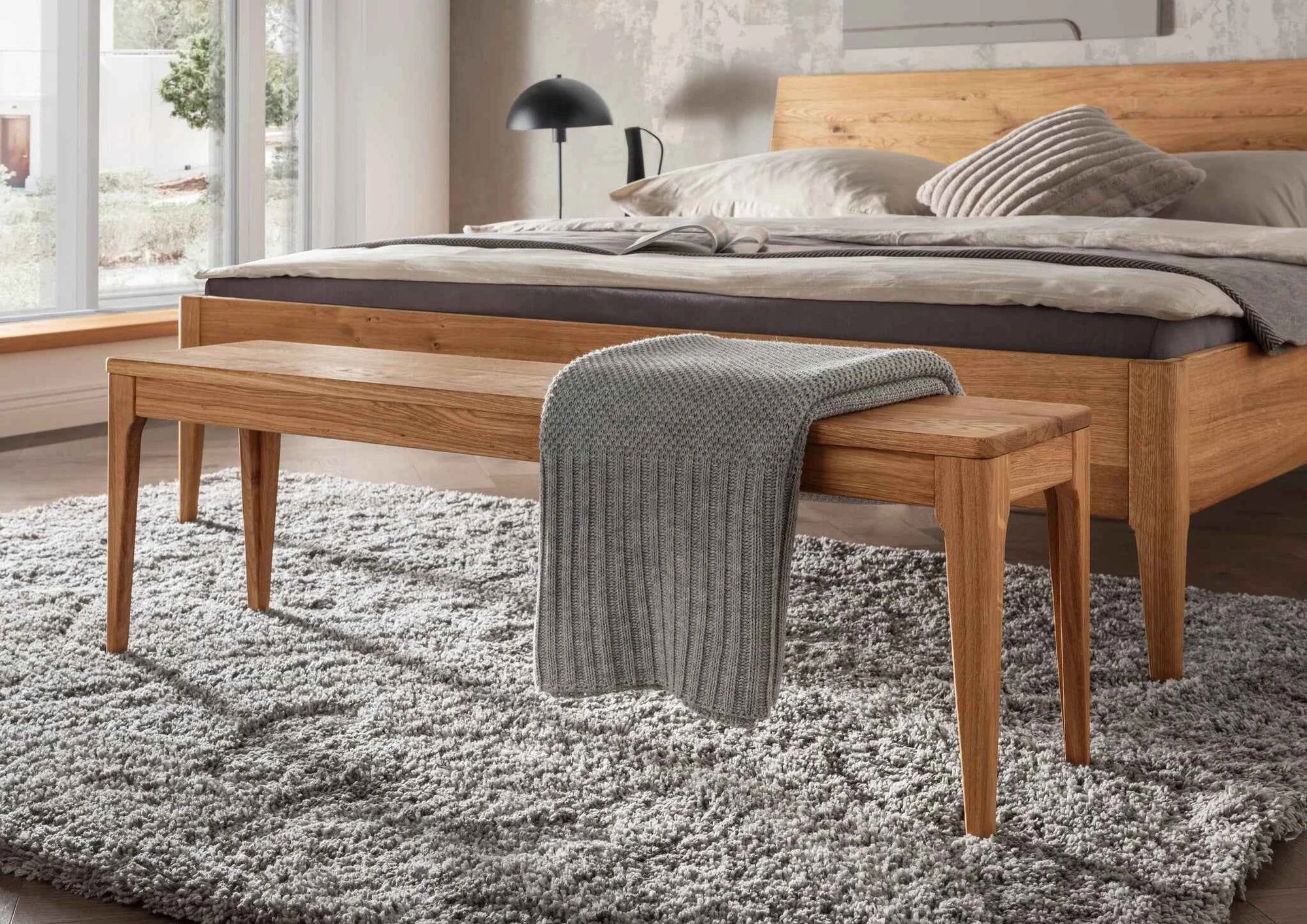L'Amour d'Oak Houten Bed