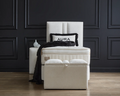 Opberg Boxspring Aura 90x200 Wit - Bedworld B.V.