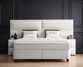 Opberg boxspring Beverly Licht Beige - Bedworld B.V.