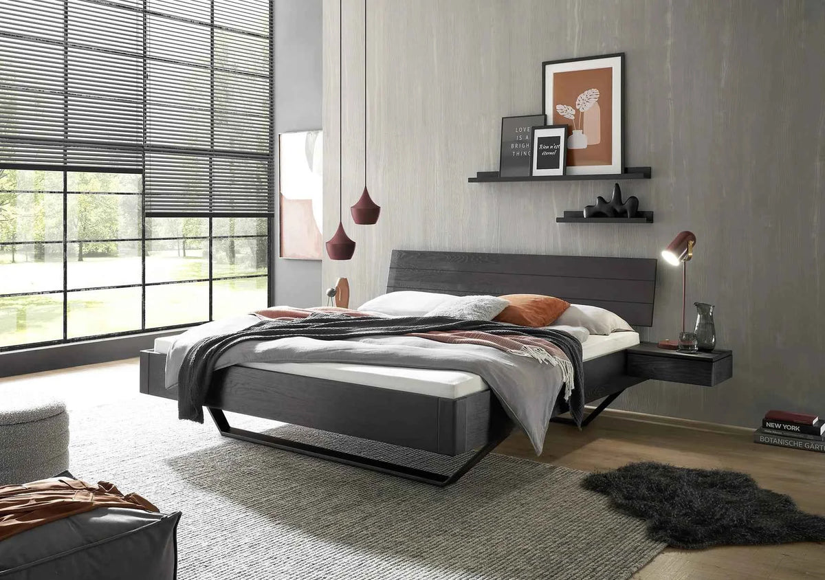 Raven Wood Black Houten Bed