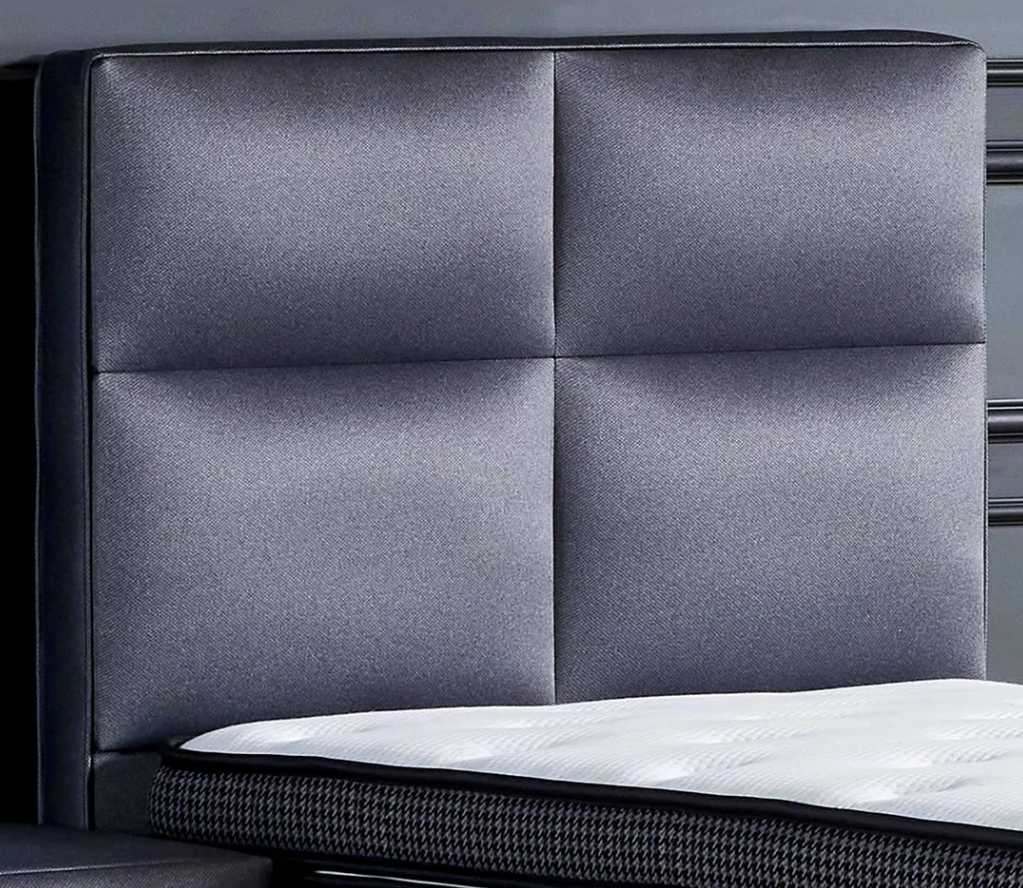 Opberg boxspring Hamilton 90x200 Grijs - Bedworld B.V.