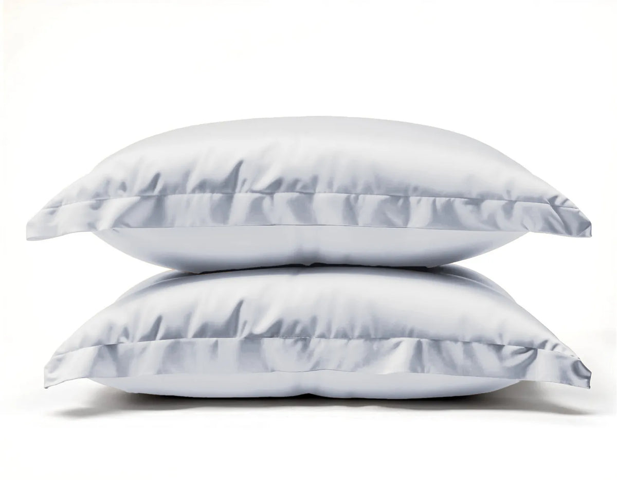 Glossy Wit Kussensloop 2pack - Bedworld B.V.