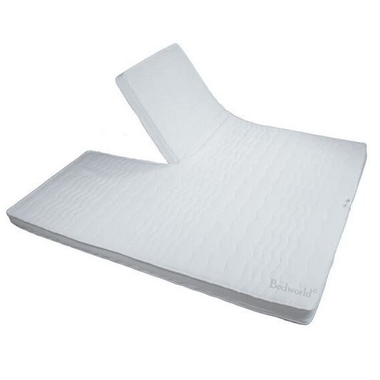 Splittopper Latex met 3D Bamboe Hoes - enkele Split - Bedworld B.V.