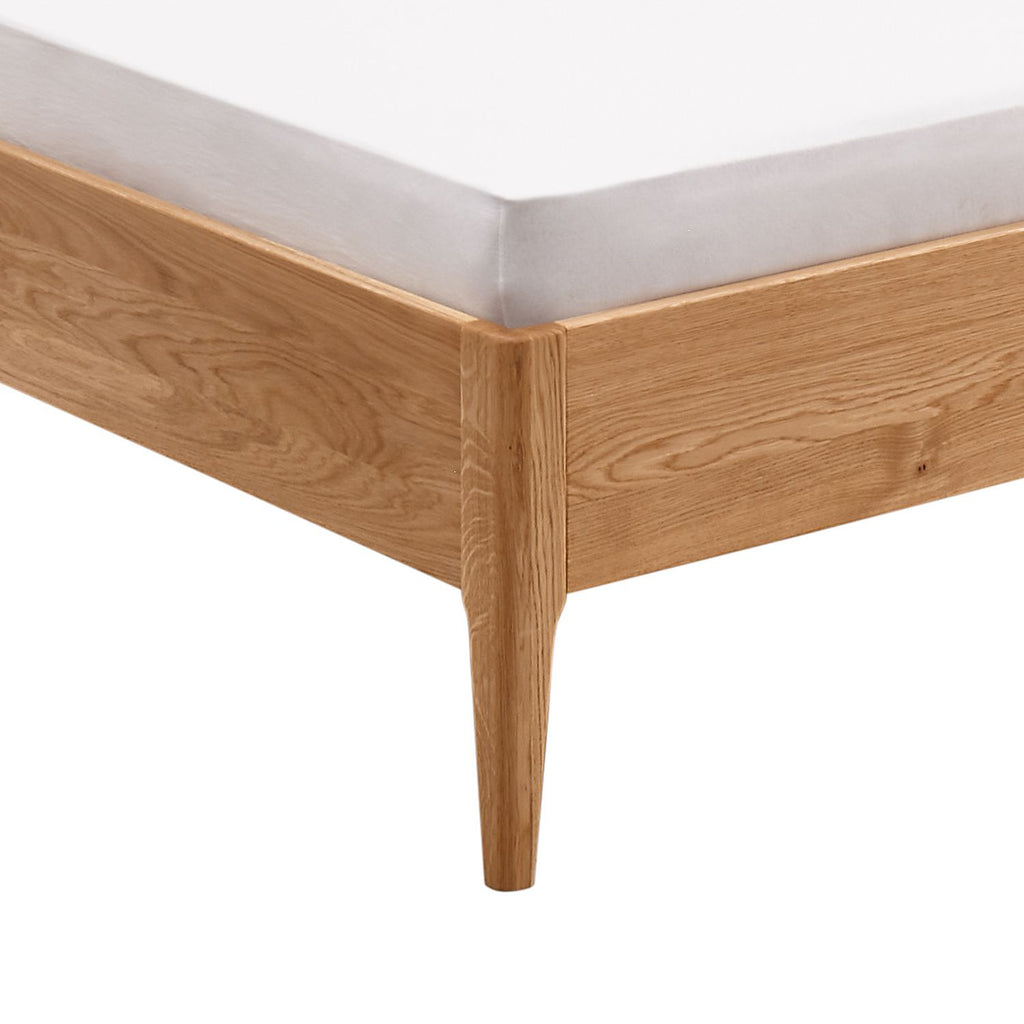 Woodstock Natura – Massief Wild Eiken Bed, Metaalvrij