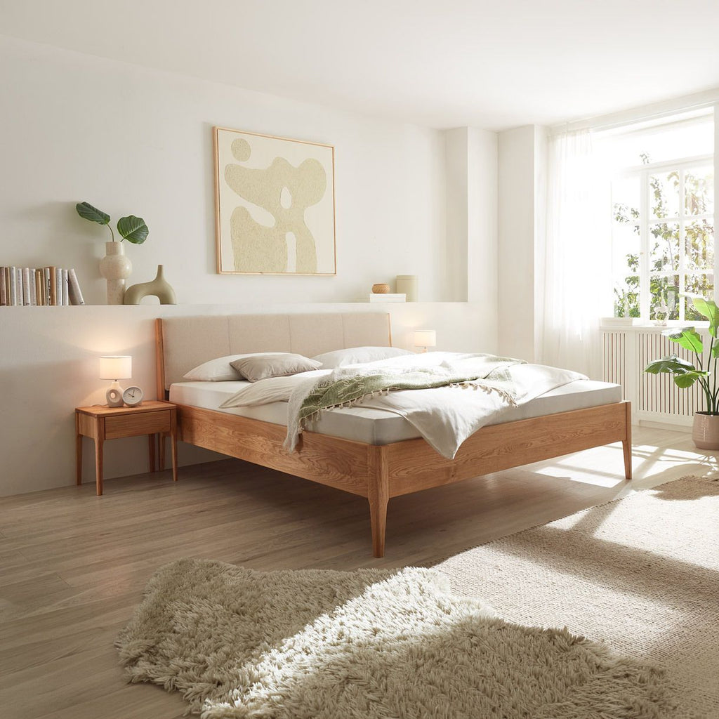 Woodstock Natura – Massief Wild Eiken Bed, Metaalvrij
