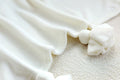 Amelie Home - Milky Powder Pluche Deken Met Kwastjes - Créme - Bedworld B.V.