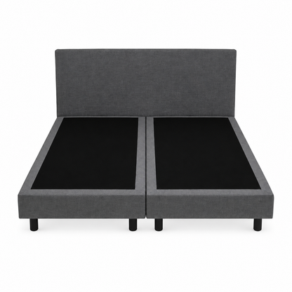 Budget Boxspring Grijs Zonder Matras