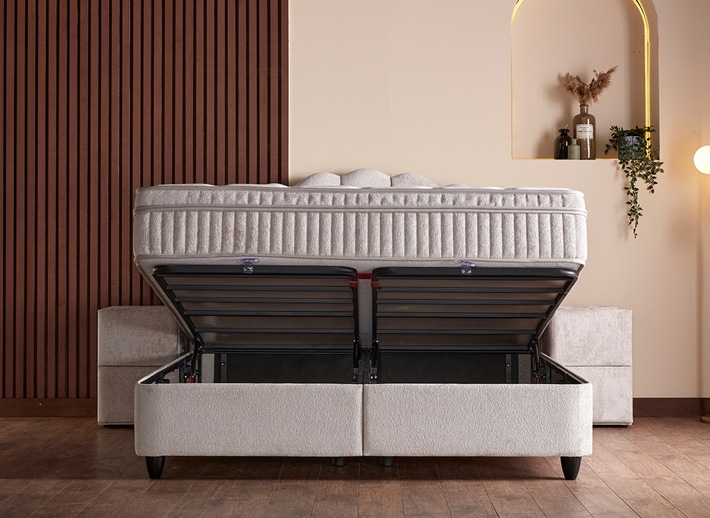 Opberg Boxspring Cali - Bedworld B.V.