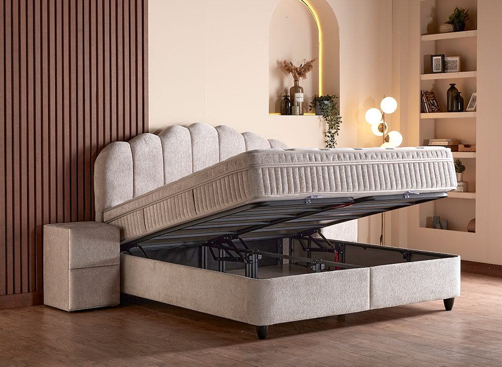 Opberg Boxspring Cali - Bedworld B.V.