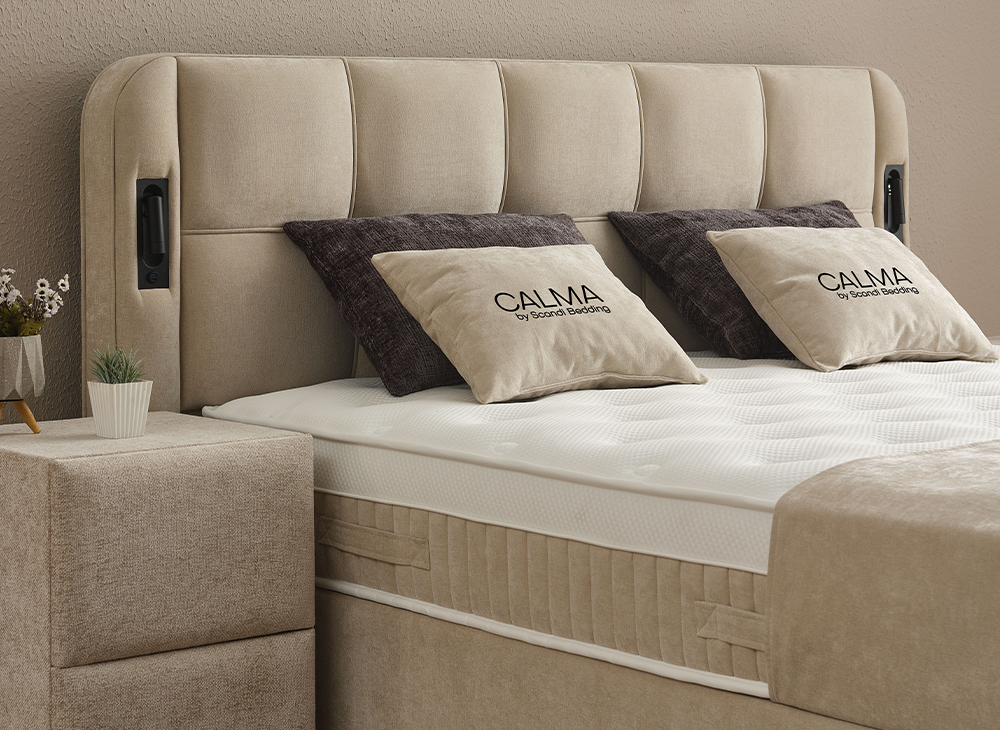 Opberg Boxspring Calma - Bedworld B.V.