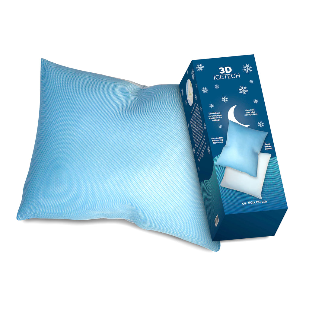 Cooling Ice Yarn 3D Kussen – Visco – Zydante Swisstech - Bedworld B.V.