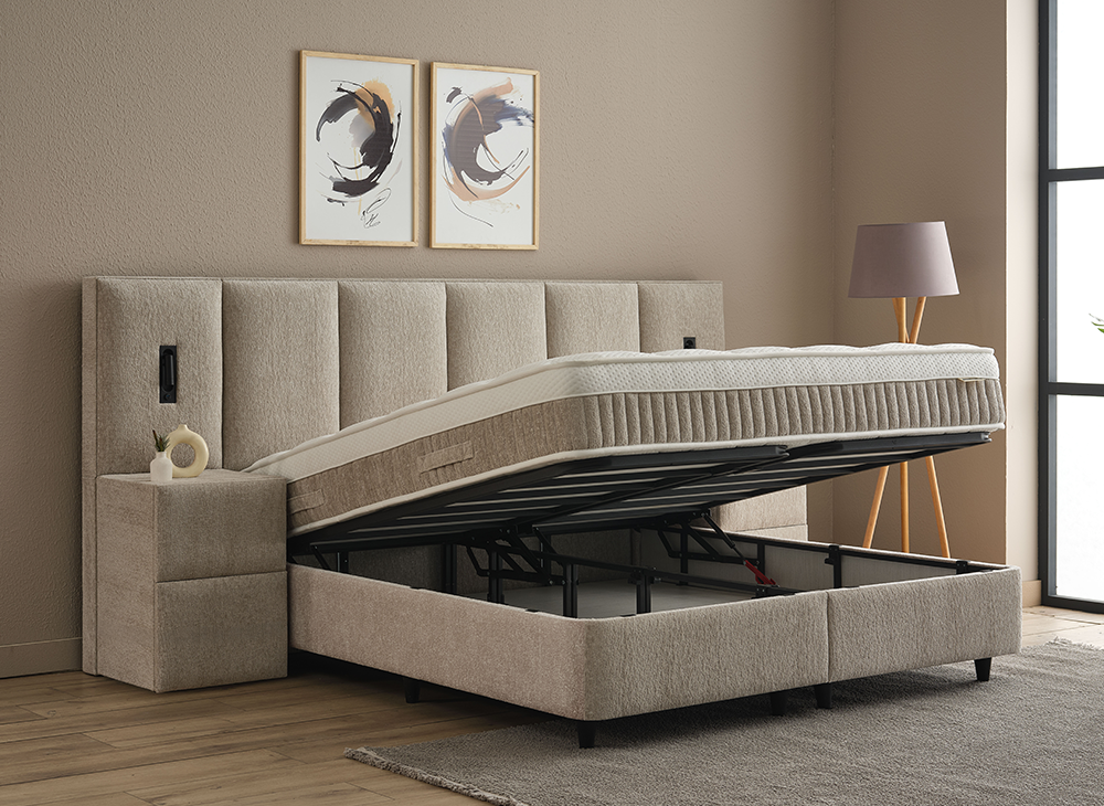 Opberg Boxspring Davis - Bedworld B.V.