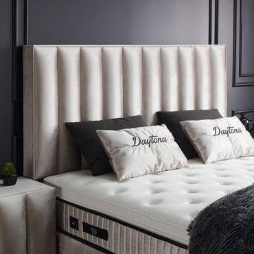 Opberg Boxspring Daytona – Beige - Bedworld B.V.