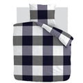 Dekbedovertrek Swedish Blocks - Blauw - 240x200/220 cm - Bedworld B.V.