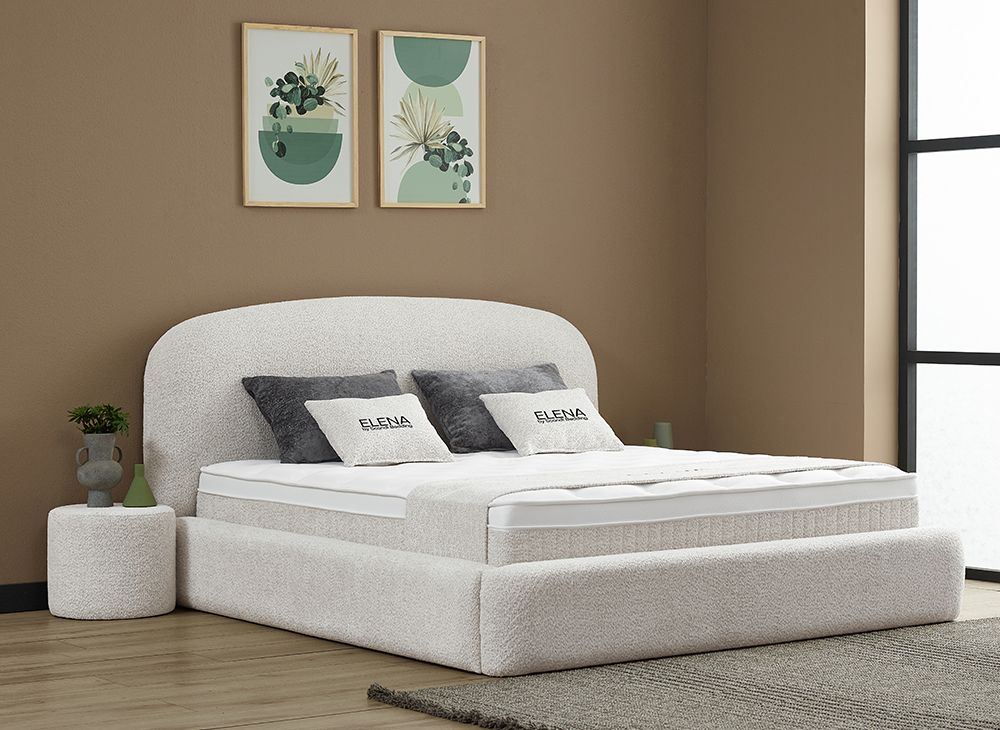 Opberg Boxspring Elena in Japandi stijl - Bedworld B.V.