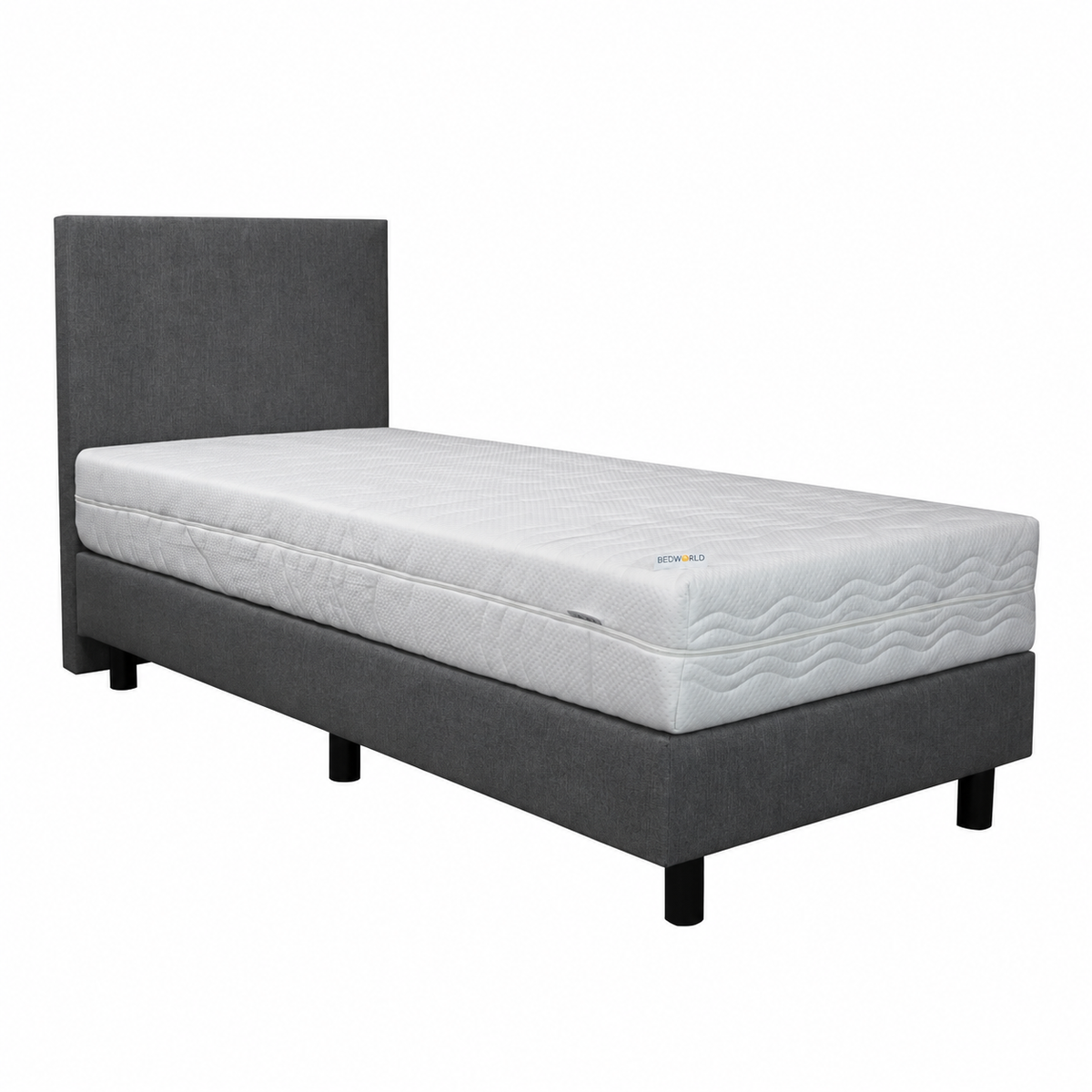 Budget Box Spring Single – Grey Comfort Gold HR55