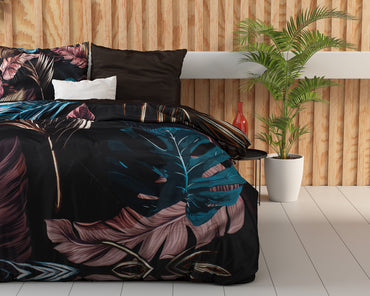 Isabella Dekbedovertrek black - Bedworld B.V.