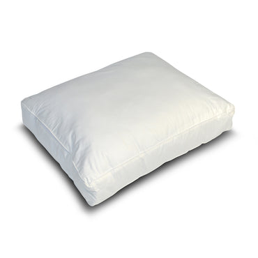 Katoenen Boxkussen – Wit – 50x60 cm - Bedworld B.V.