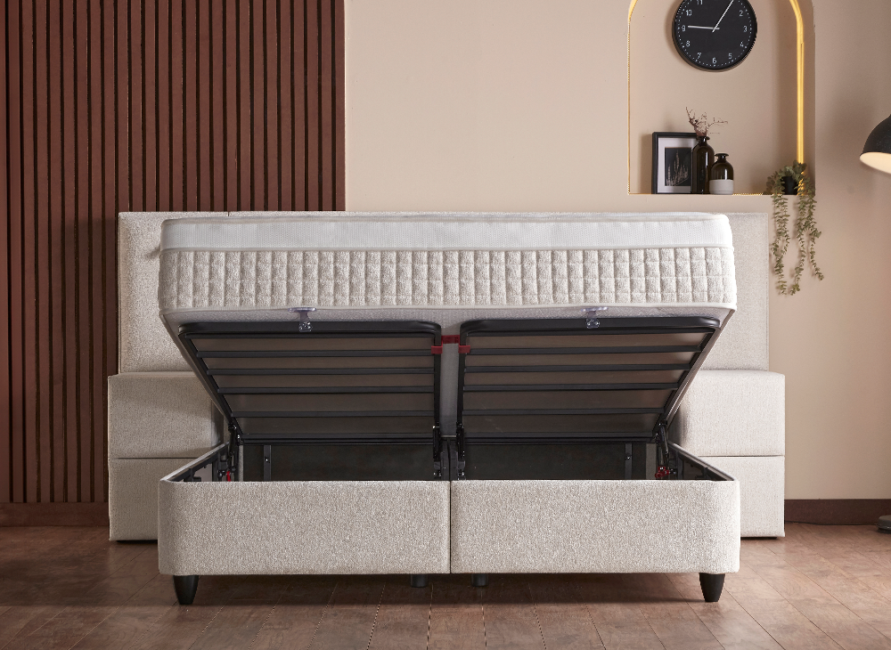 Opberg Boxspring Lennon - Bedworld B.V.