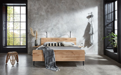 Ledikant Massief Eiken Lotus - Bedworld B.V.