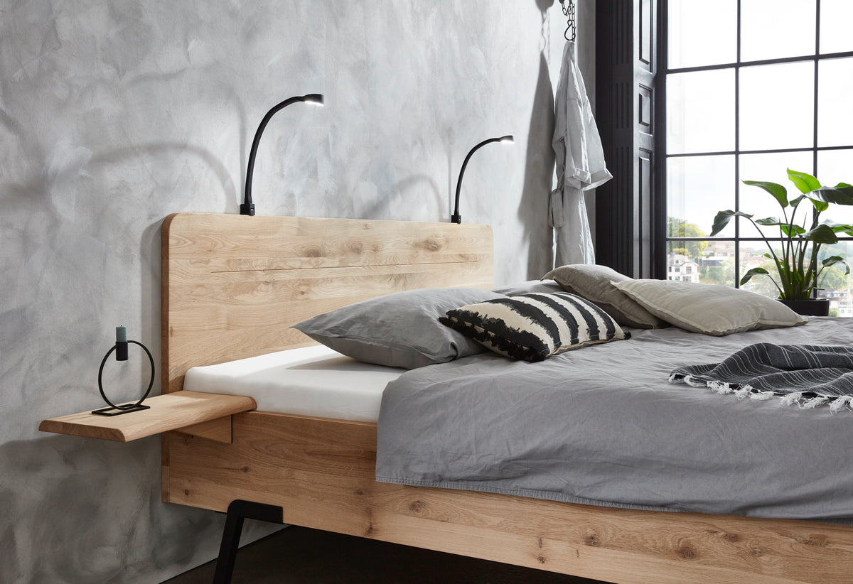Ledikant Massief Eiken Lotus - Bedworld B.V.