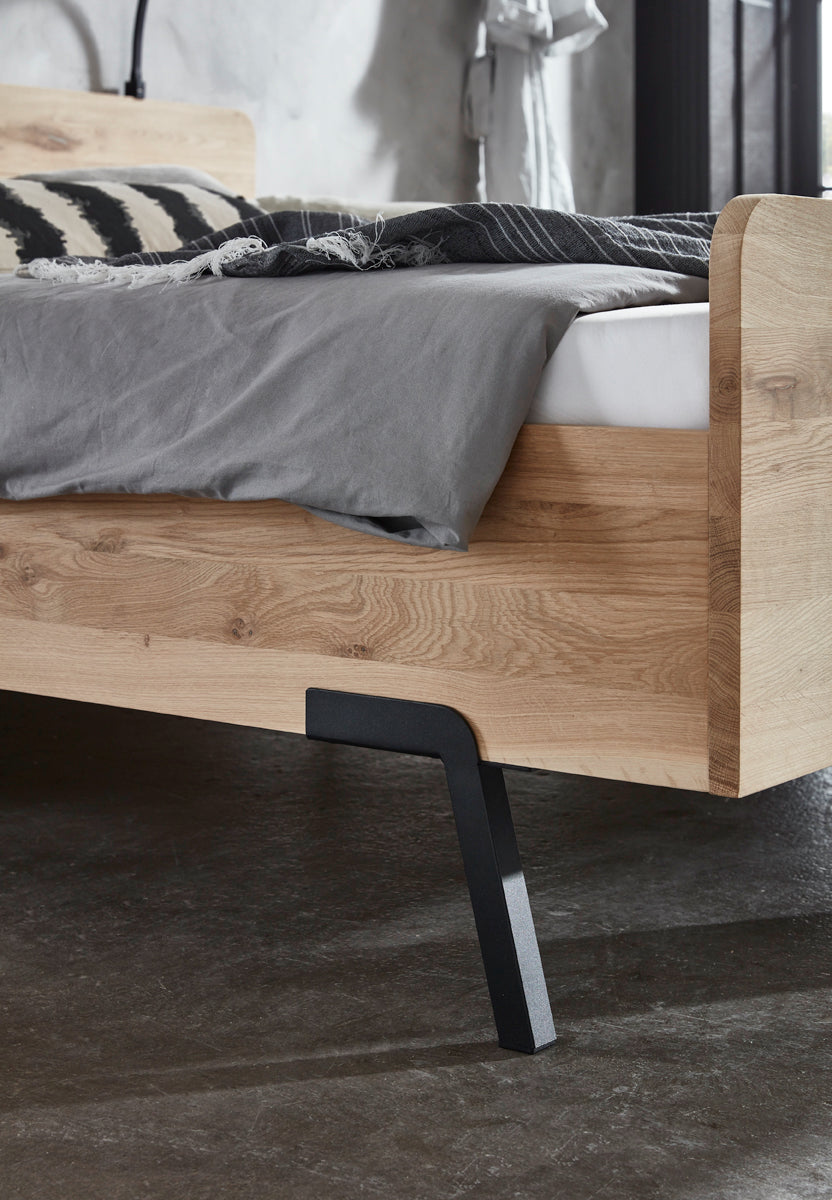 Ledikant Massief Eiken Lotus - Bedworld B.V.