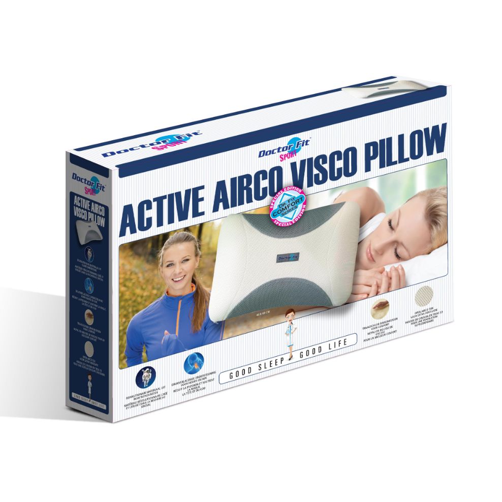 Microvezel Kussen Doctor Fit® Blue Line - Bedworld B.V.