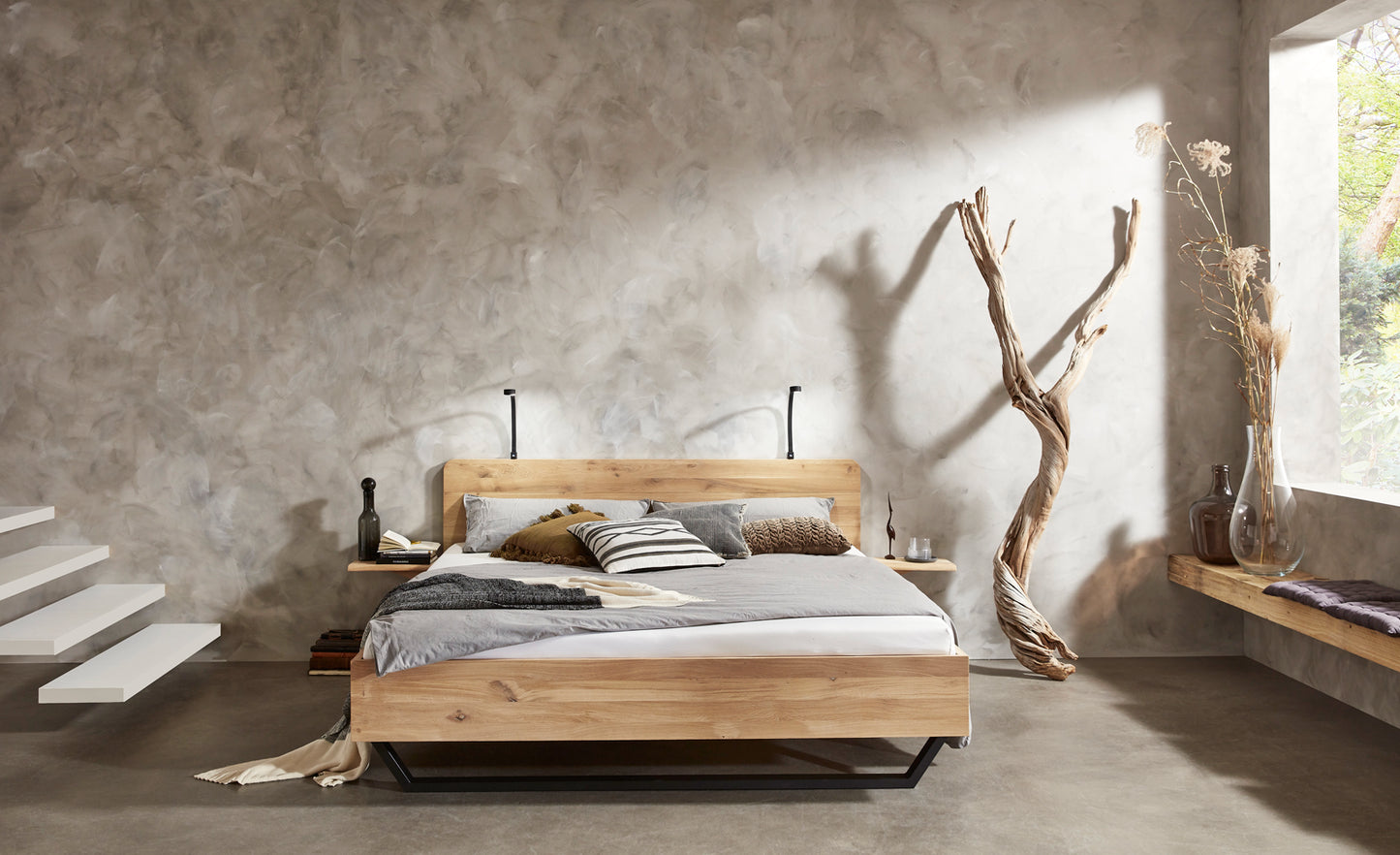 Ledikant Massief Eiken Mine - Bedworld B.V.