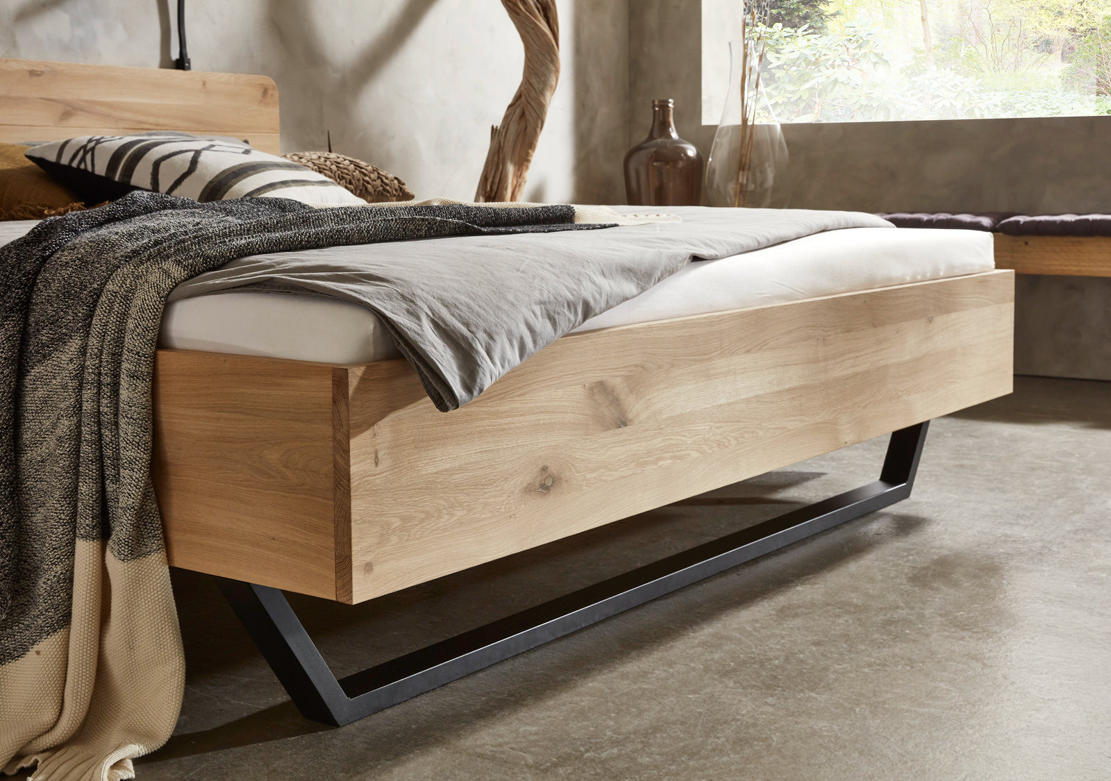Ledikant Massief Eiken Mine - Bedworld B.V.