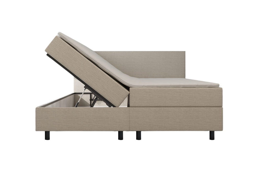 Mörgenn Opberg Boxspring Beige - Bedworld B.V.