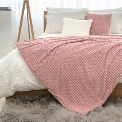 Ridgeline Sherpa Fleece Deken - Oud roze - Bedworld B.V.